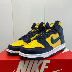 BUSINESS CLOSING SALE - Nike Dunk High ‘Michigan’(CZ8149-700) - Sz 10